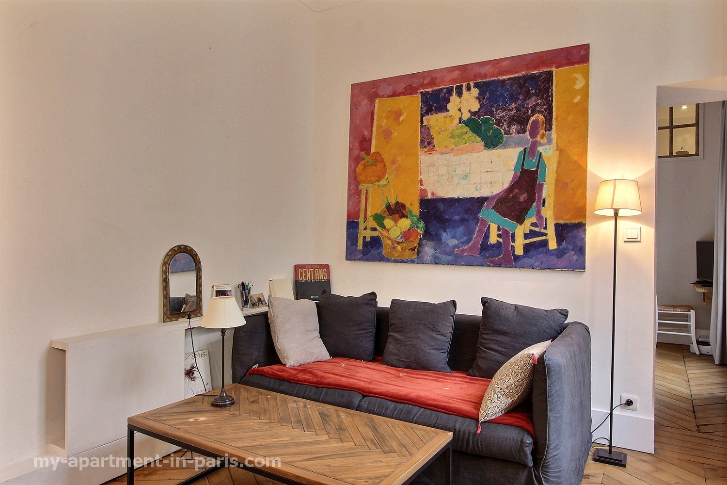 1 bedroom apartment rental in Paris, Rue Malebranche